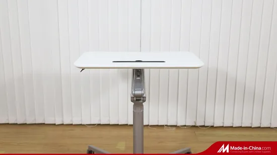 Quick Installation Color Customizable Manual Height Adjustable Hand Crank Standing Desk