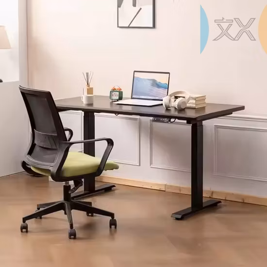 140cm Wood Desktop Standing Manual Height Adjustable School Study Sit Stand Desk for Home Office