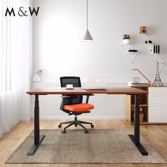 1800mm Corner Size Electric Height Adjustable Standing Office Desk / CEO Desk