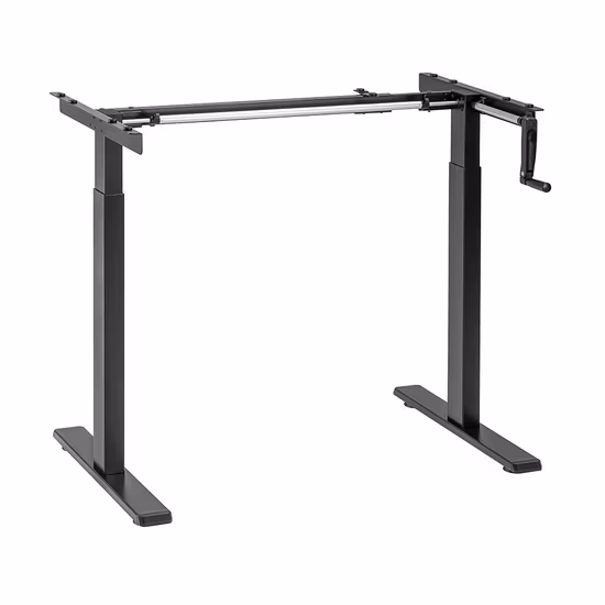Economical Customizable Manual Height Adjustable Computer Sit Stand Table Office Standing Desk
