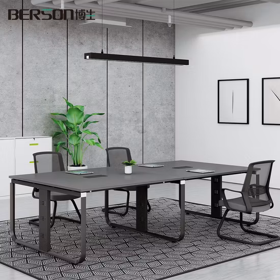 Manual Height Adjustable Desk Frame with Black White Color