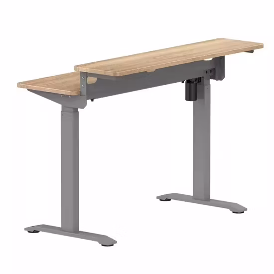 Manual Standing Desk Height Adjustable Sit Stand School Study Desk for Office Home Hotel